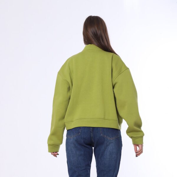 Basic Zipper Sweatshirt - Image 6