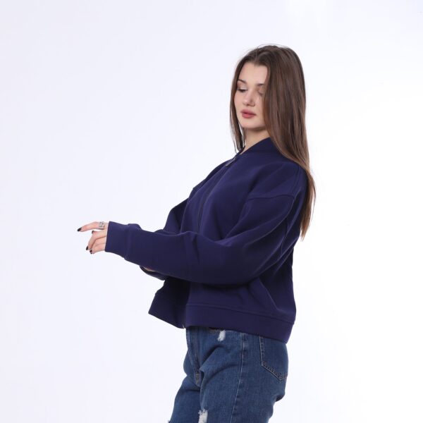 Basic Zipper Sweatshirt - Image 8